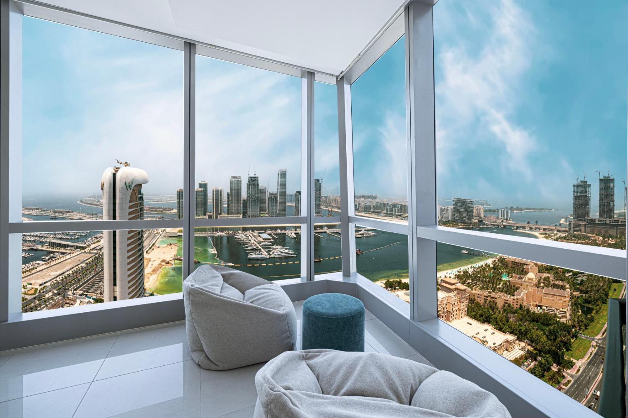 Capsule Experience Duplex - Panoramic Sea View - Nowmade La Marina Vandrerhjem Dubai Eksteriør bilde